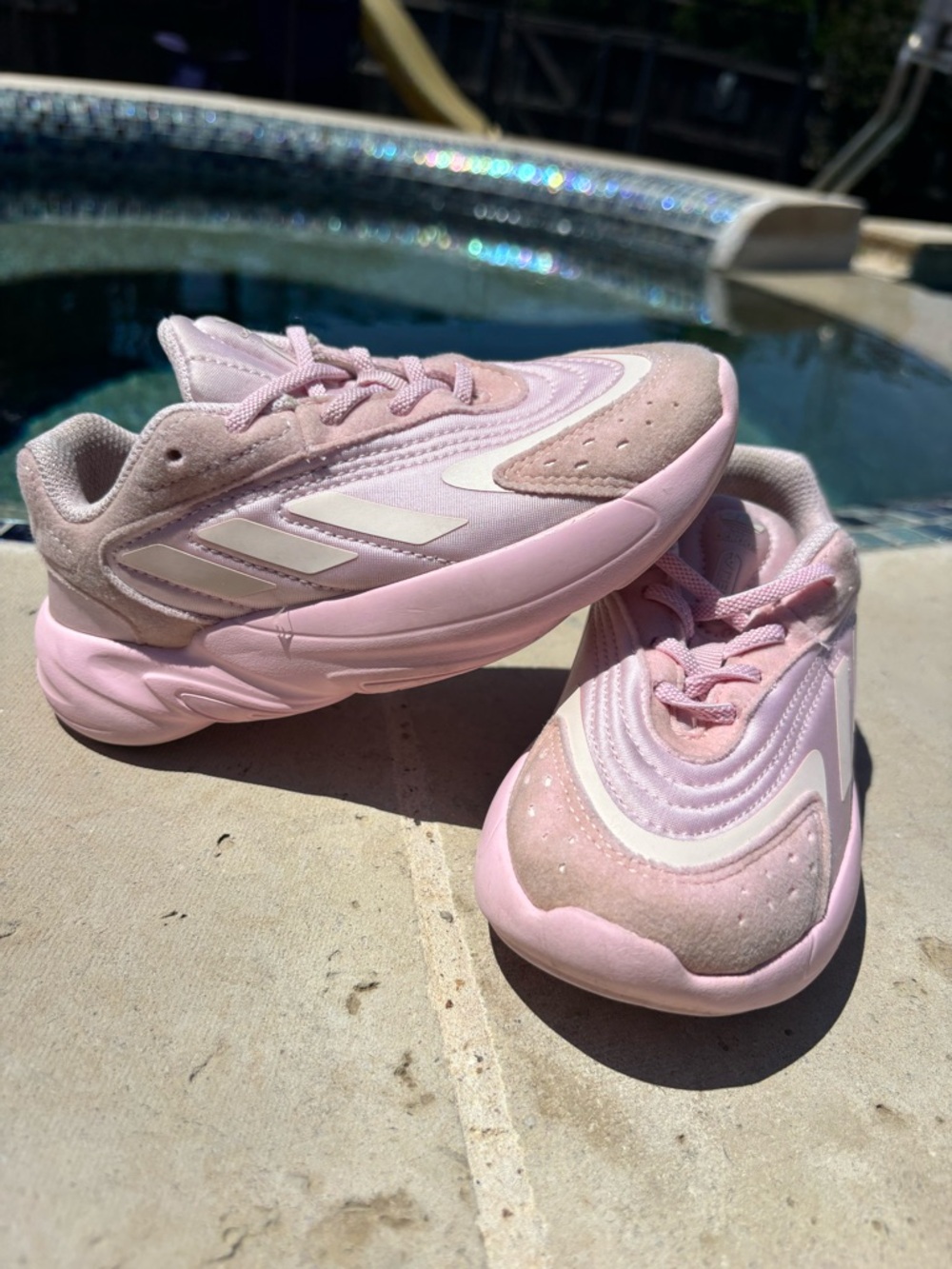 adidas Light Pink Casual Runner Sneakers